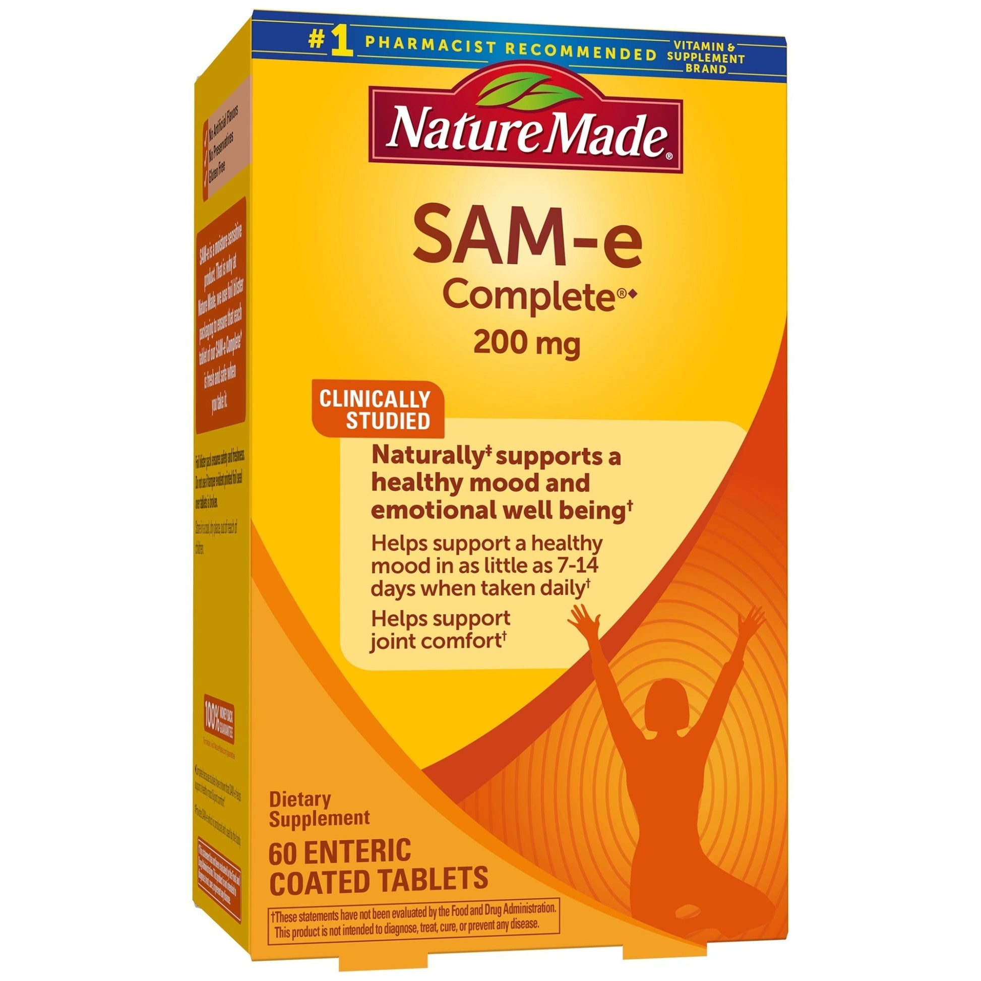 Nature Made Sam-E Complete Enteric Coated Tablets 60 Tablets
