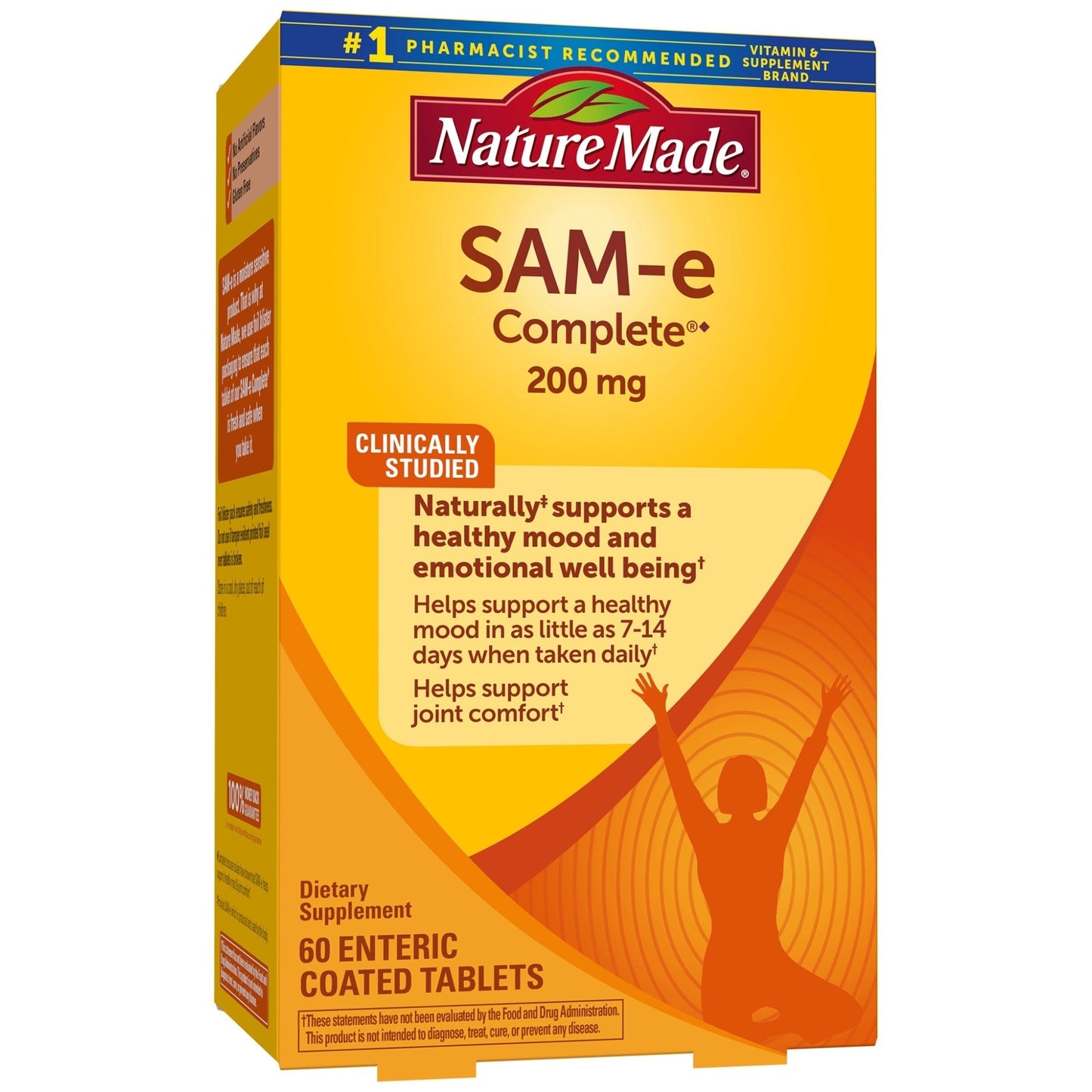 Nature Made Sam-E Complete Enteric Coated Tablets 60 Tablets
