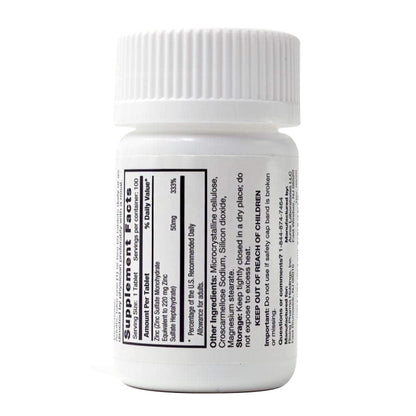 Rising'S Zinc 50Mg Tablets - Dietary Supplement For Immune Support System - 100 Tablets