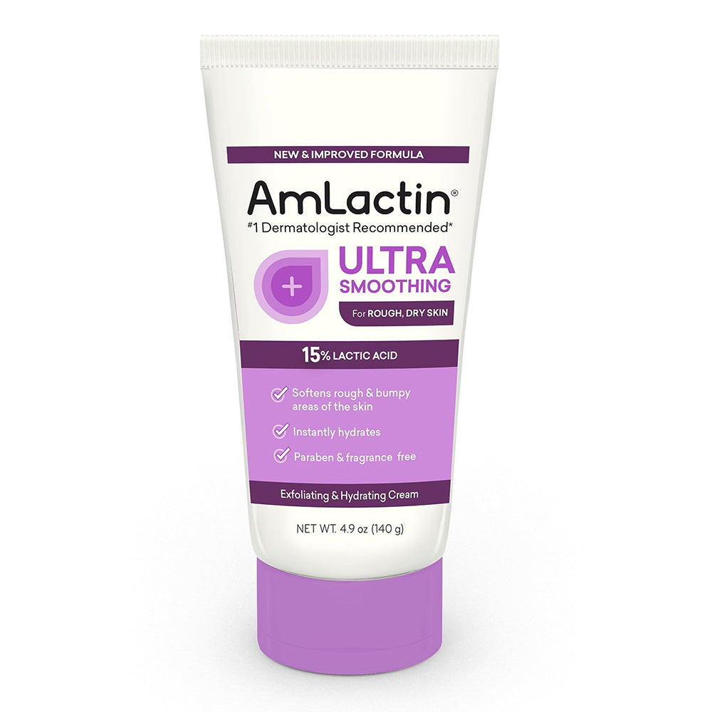 Amlactin Ultra Smoothing Body & Hand Cream With 15% Lactic Acid - 4.9 Oz