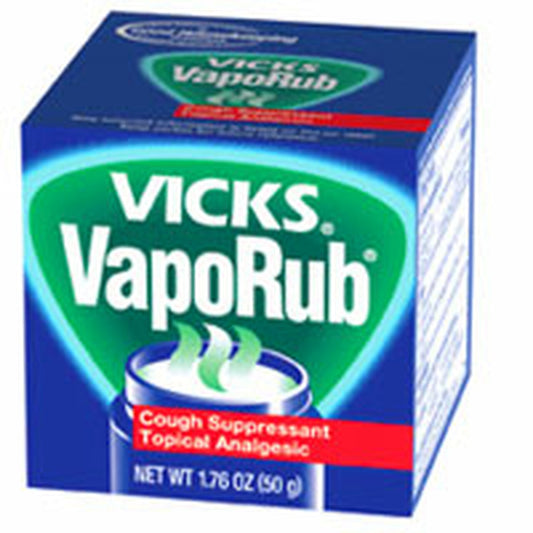 Vicks Vaporub Cough Suppressant Ointment - 1.76 Oz