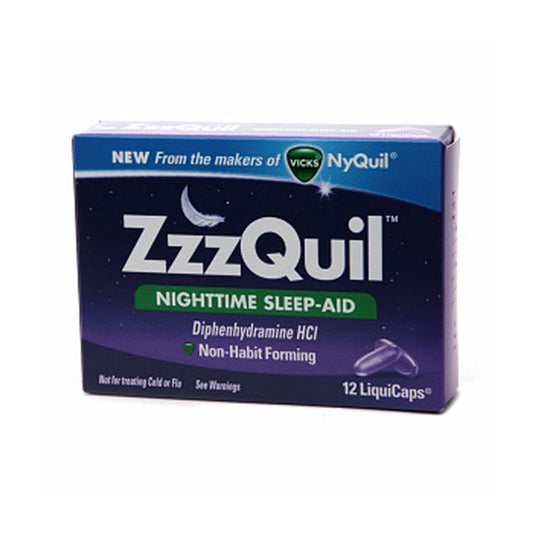 Zzzquil Nighttime Sleep-Aid Liquicaps - 12 Each
