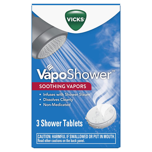 Vicks Vaposhower Shower Tablet Soothing Vapor - 3Ct
