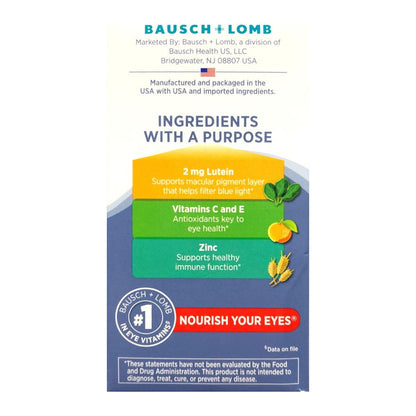 Ocuvite Nutrition For Eyes, Tablets By Bausch And Lomb - 120 Ea