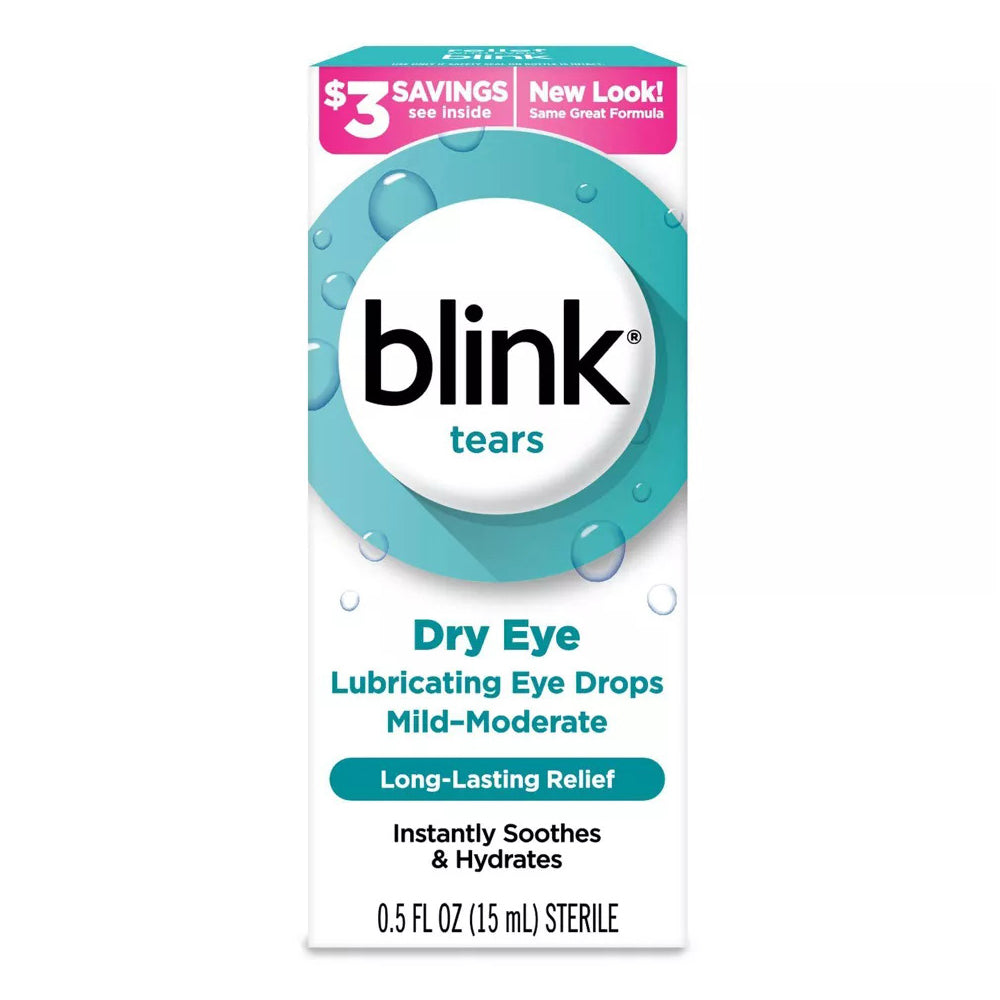 Blink Tears Dry Eyes Lubricant Eye Drops By Amo - 15 Ml