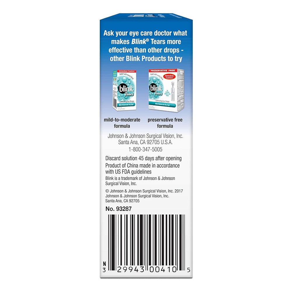 Amo Blink Gel Tears Dry Eye Relief Lubricating Eye Drops - 0.34 Fl Oz