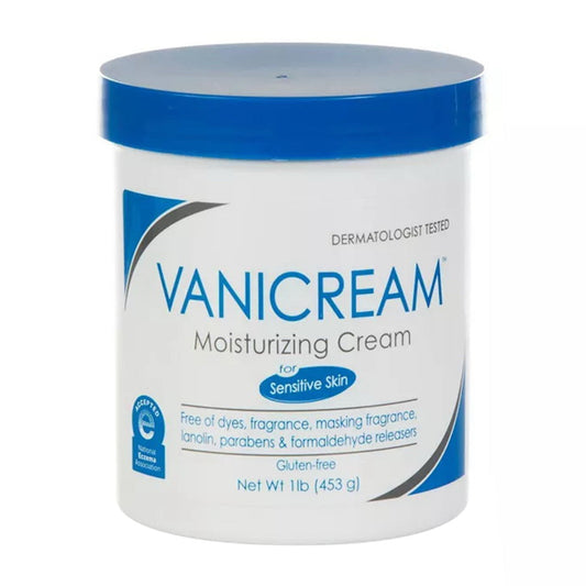 Vanicream Moisturizing Skin Cream Jar With Regular Cap - (1 Lb) 16 Oz