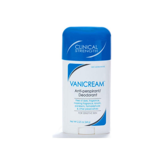 Vanicream Anti-Perspirant Deodorant Clinical Strength Sensitive Skin 2.25 Oz