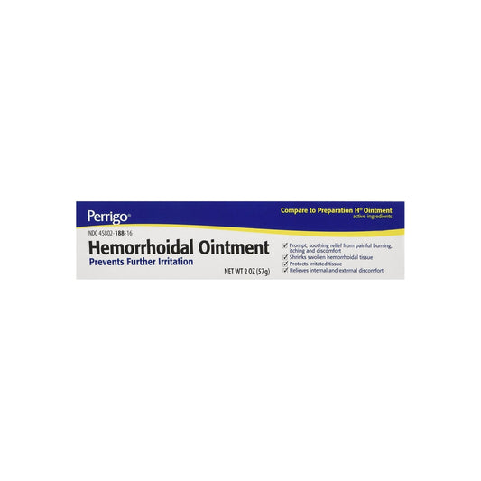 Perrigo Hemorrhoidal Pain Relief Ointment 2 Oz