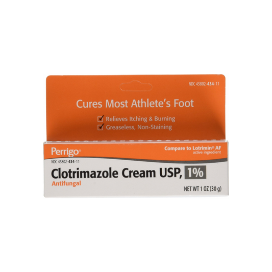 Perrigo Clotrimazole 1% Antifungal Cream 1 Oz