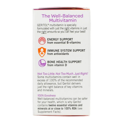 Geritol Multivitamin Nutrition Support 40 Ea