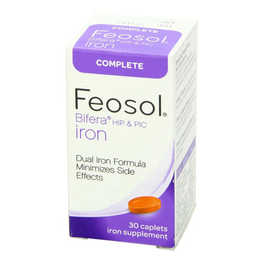Feosol Bifera Iron Caplets Complete 30 Ea