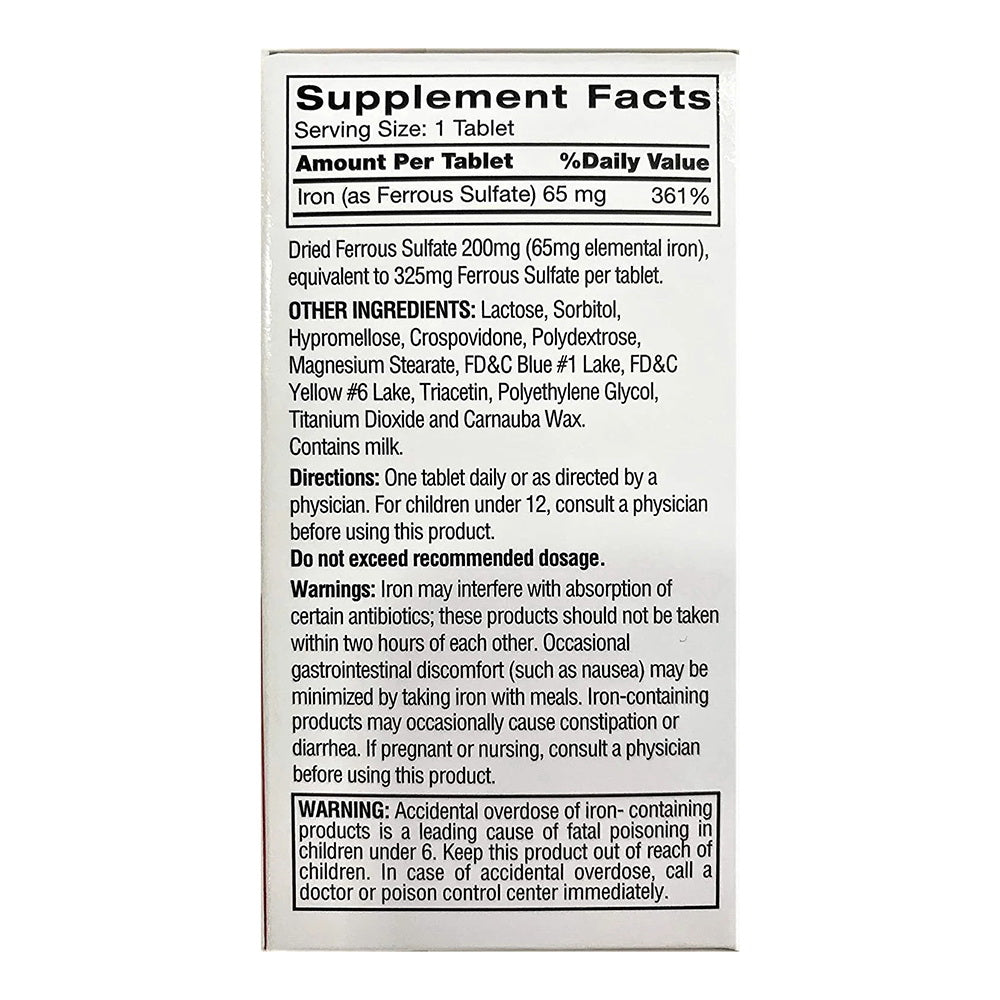 Feosol Ferrous Sulfate Iron, Original, Tablets 120 Ea