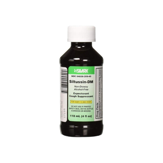 Silarx Siltussin Dm Expectorant Cough Suppressant, 4 Oz
