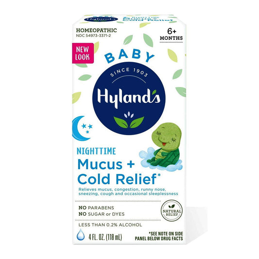 Hyland'S Baby Nighttime Mucus + Cold Relief - 4 Oz