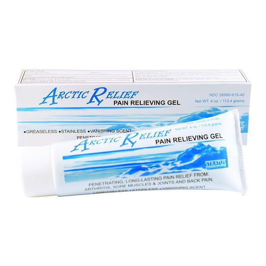 Arctic Relief Pain Relieving Gel , Long-Lasting Relief - 4 Oz