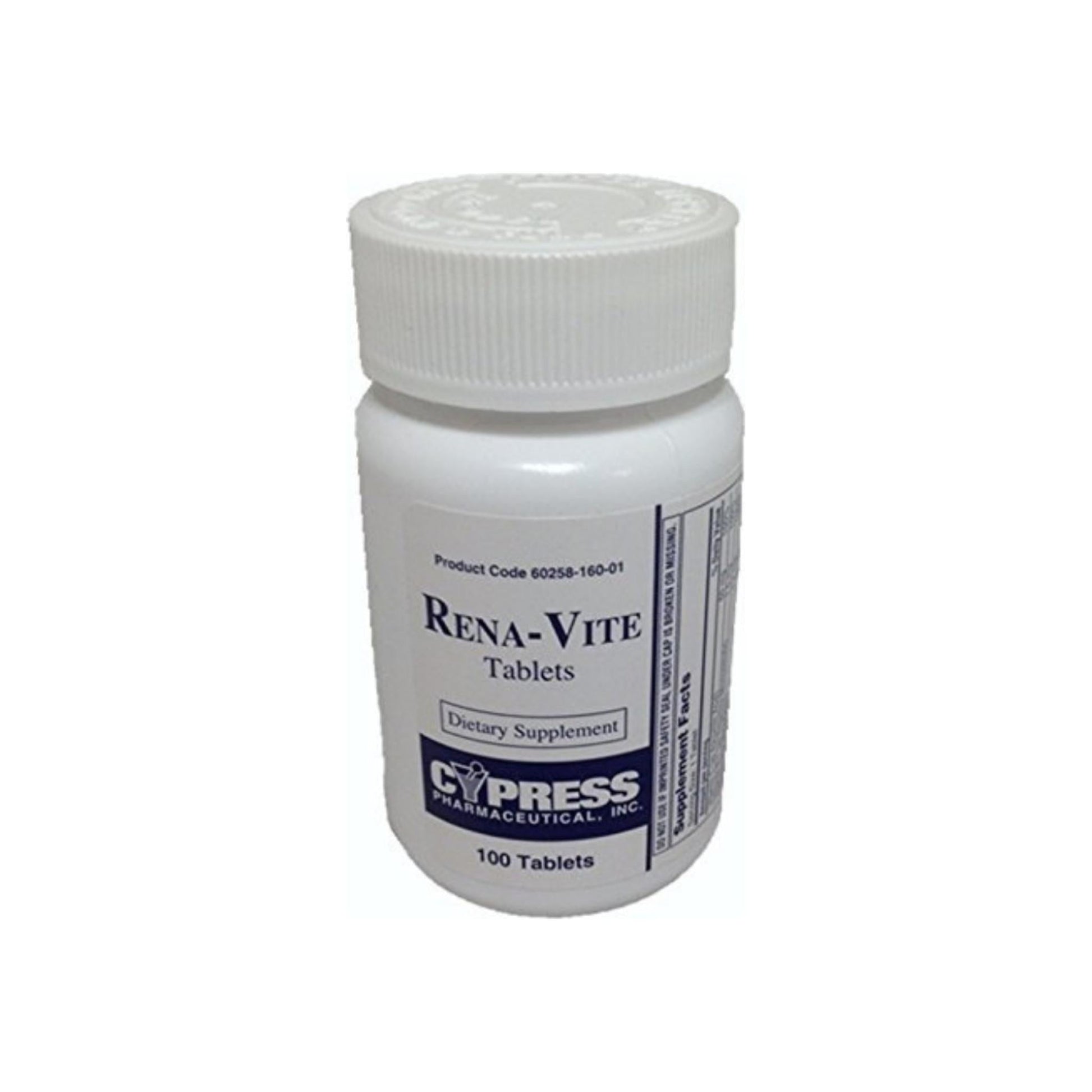 Rena-Vite Tablets, 100 Tablets Per Bottle 1 Ea