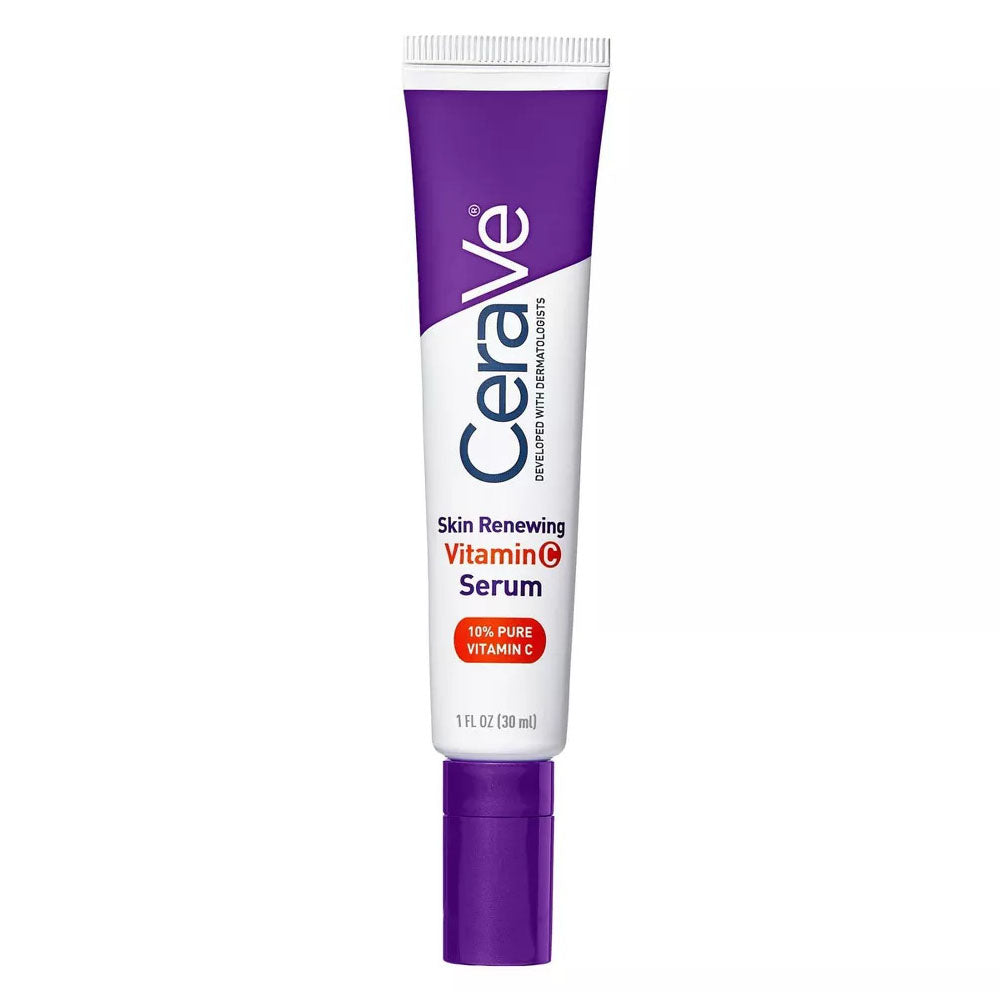 Cerave Vitamin C Serum With Hyaluronic Acid Skin Brightening Serum For Face 5 Fl Oz