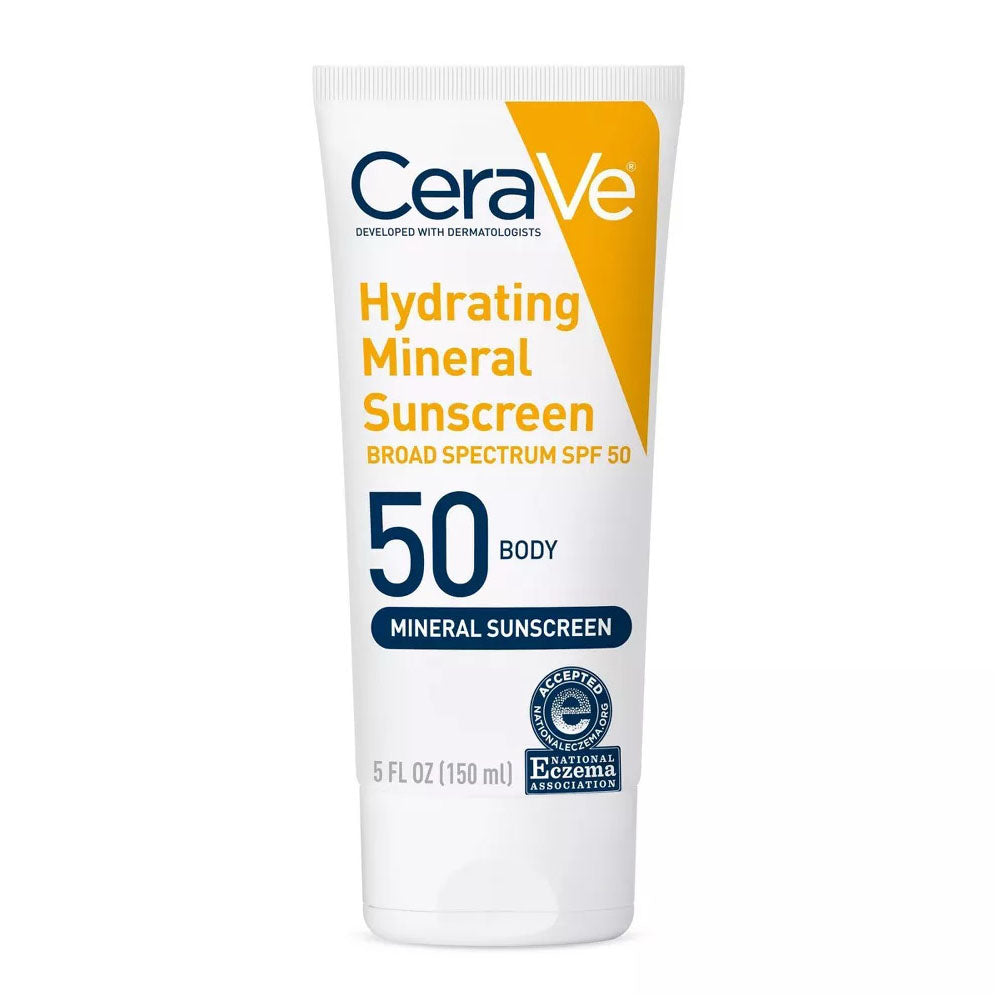 Cerave 100% Mineral Sunscreen Spf 50 5 Oz