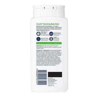 Cerave Body Wash For Dry Skin 10 Oz