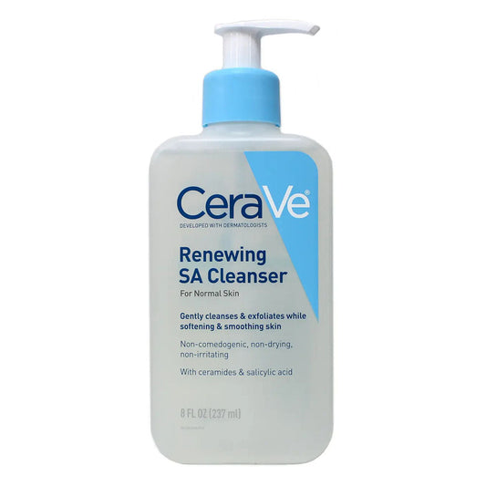 Cerave Sa Cleanser Salicylic Acid Cleanser With Hyaluronic Acid, 8 Oz