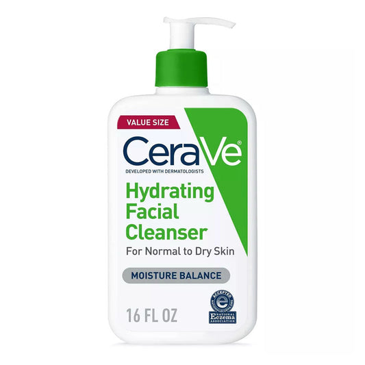 Cerave Hydrating Facial Cleanser Moisturizing Non-Foaming Face Wash - 16 fl oz