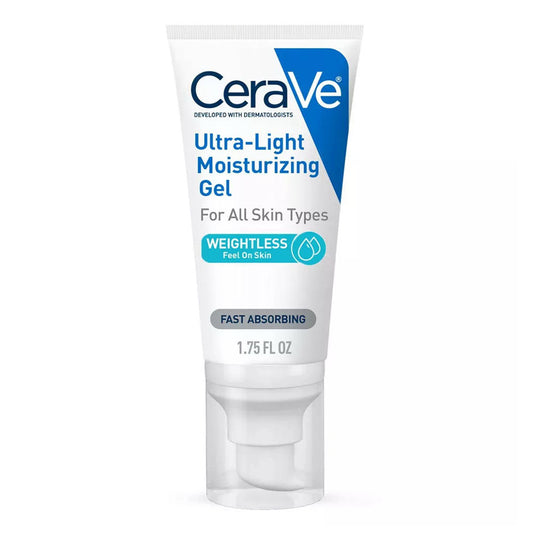 Cerave Ultra-Light Moisturizing Gel Hydrating Gel Face Moisturizer ,2.3 Fl Oz