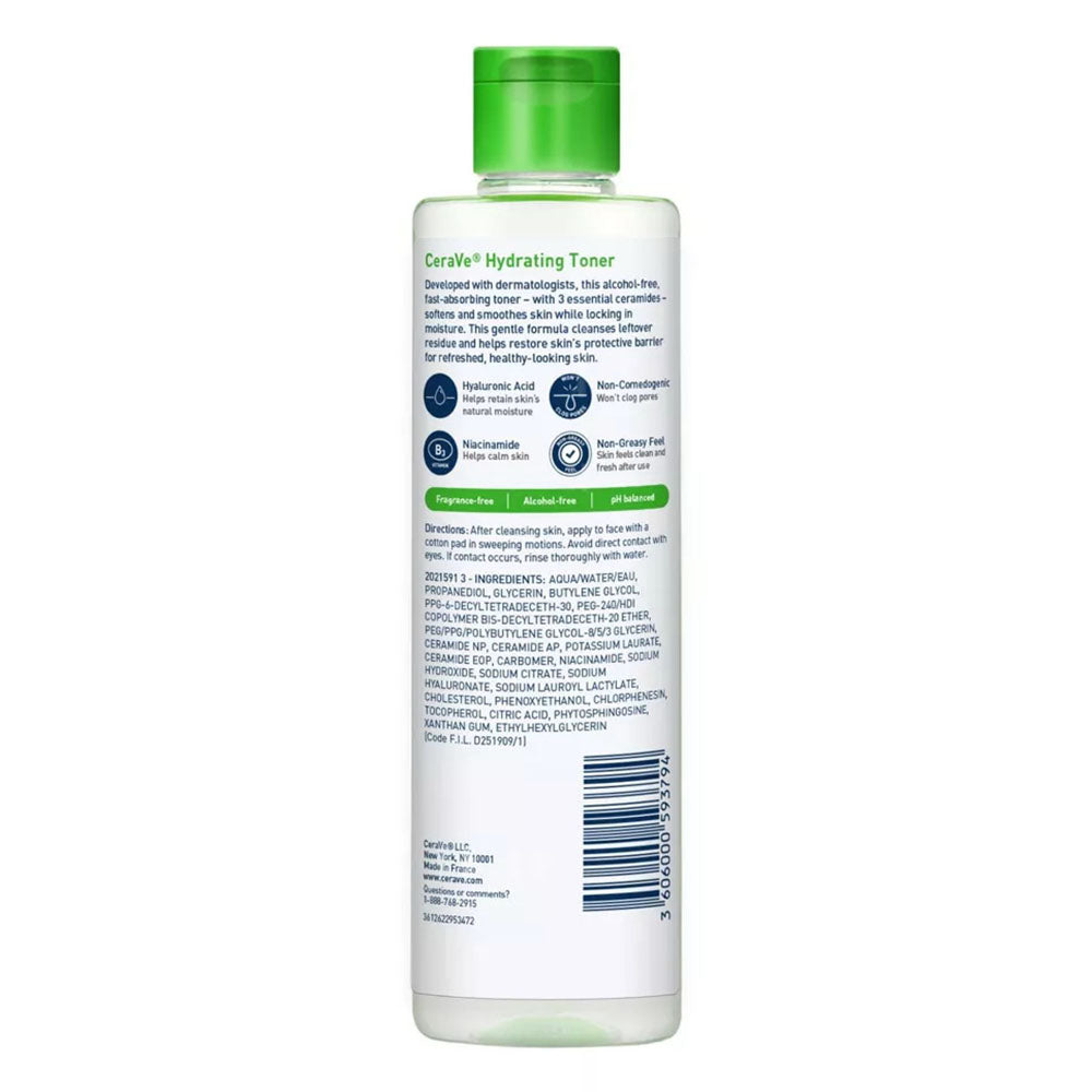 Cerave Hydrating Toner For Face Non-Alcoholic , 6.8 Fl Oz
