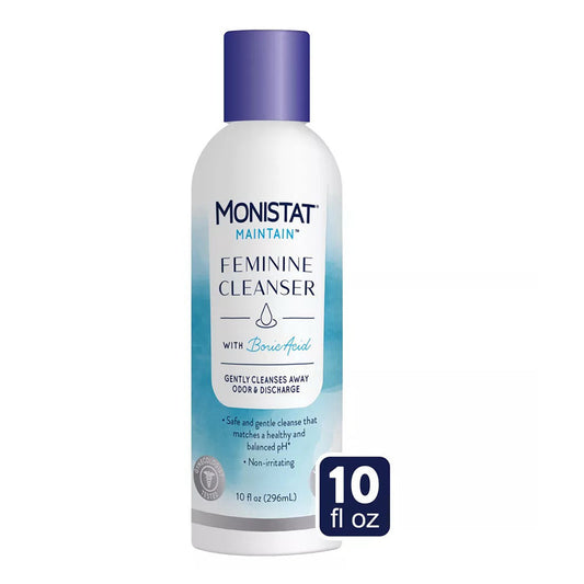 Monistat Maintain Feminine Cleanser With Boric Acid 10 Fl Oz