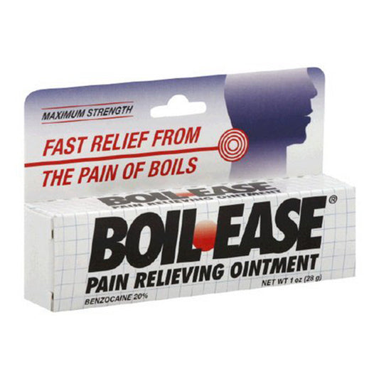 Boil Ease Ointment Maximum Strength Fast Relief From The Pain Of Boils - 1 Oz
