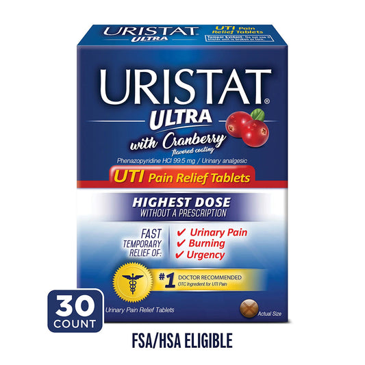 Uristat Ultra Uti Pain Relief Tablets, 30 Ea