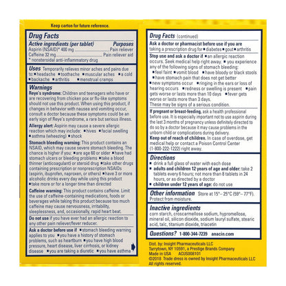 Anacin Fast Pain Relief, Pain Reducer Aspirin Tablets - 300 Each