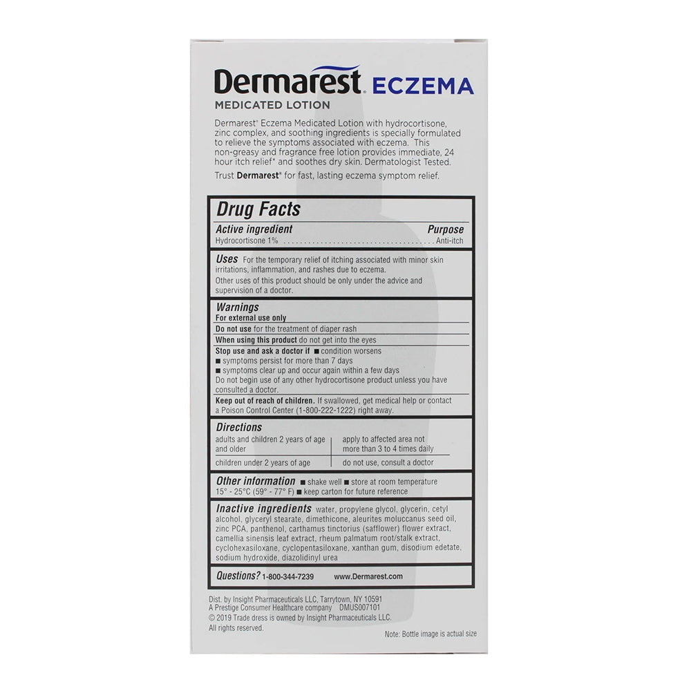 Dermarest Eczema Medicated Lotion - 4 Oz