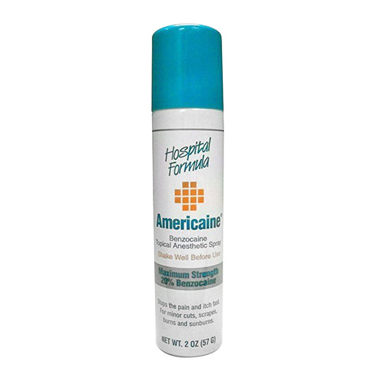 Americaine Benzocaine Topical Anesthetic Spray - 2 Fl Oz