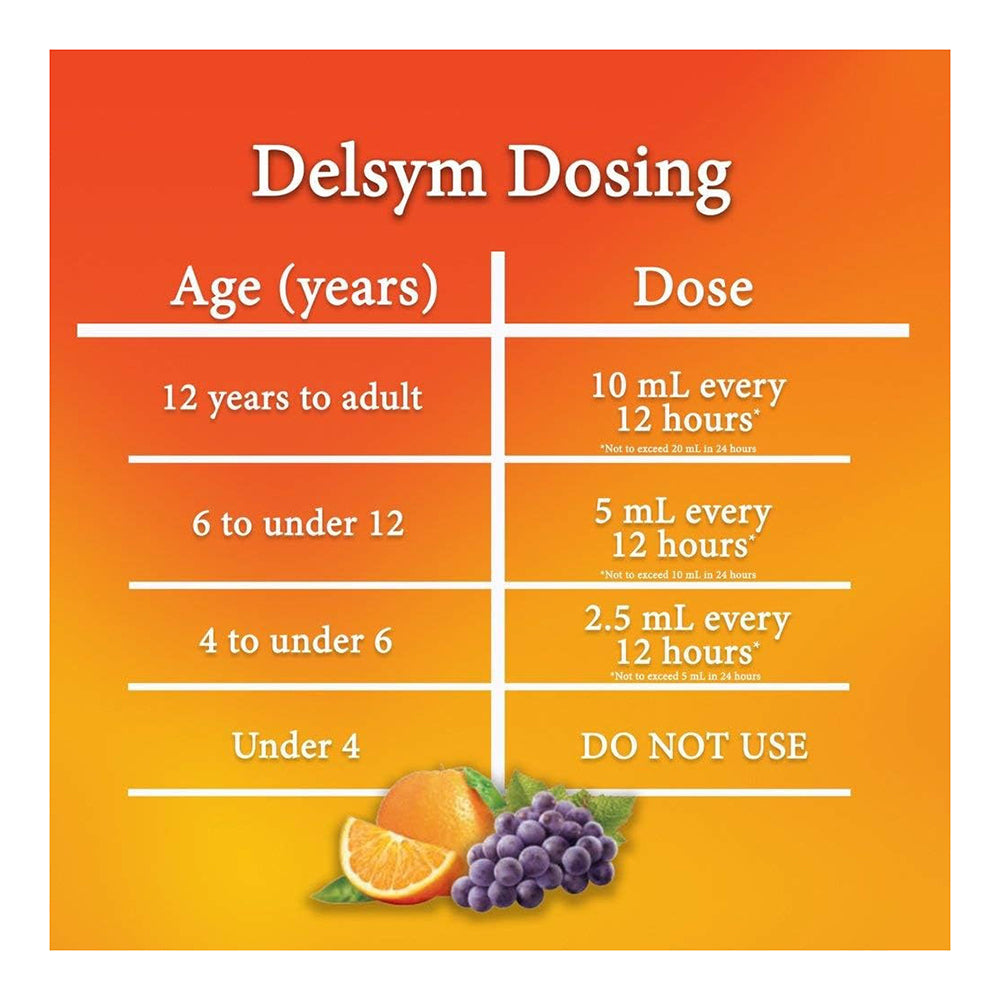 Delsym 12 Hour Cough Relief Syrup - 3 Fl Oz