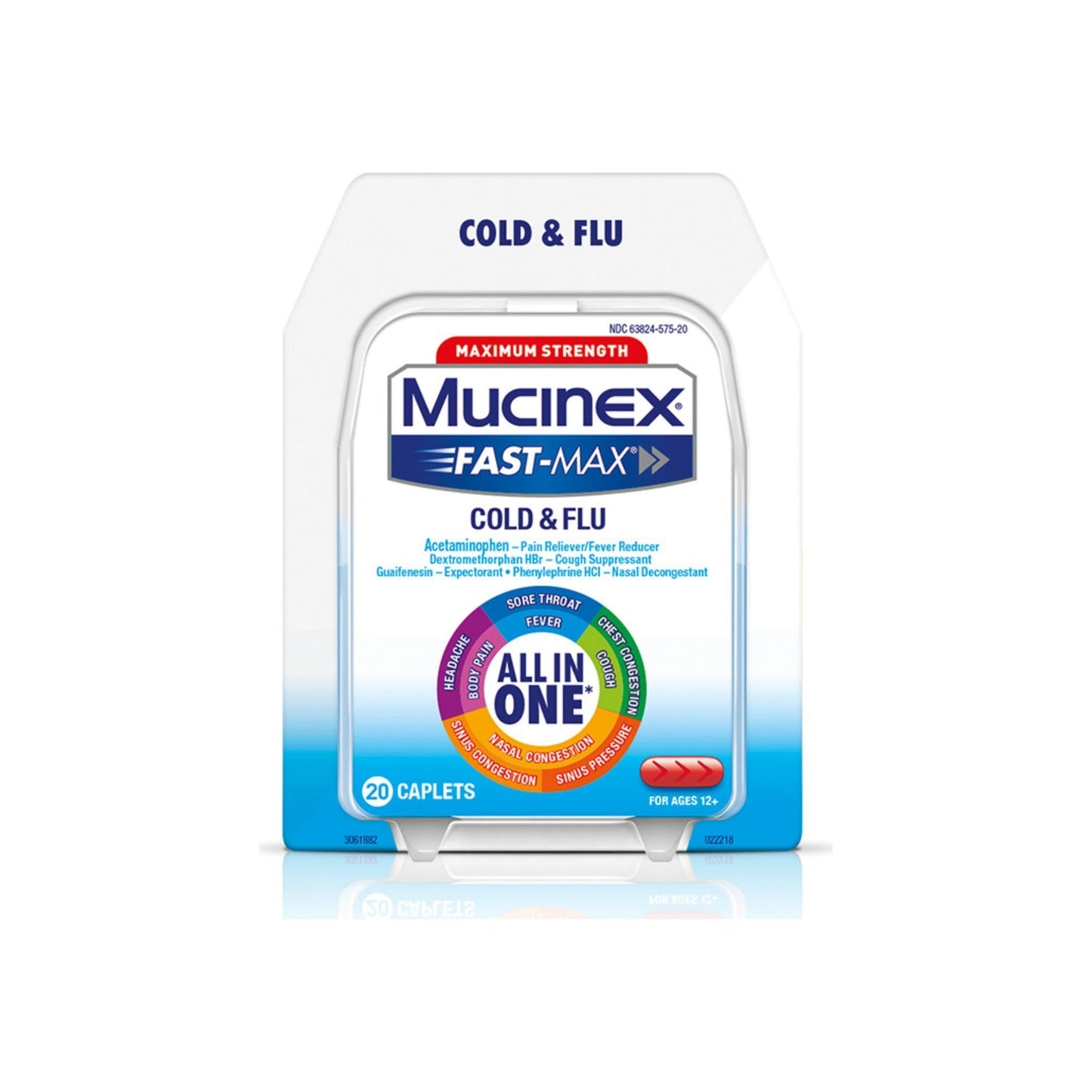 Mucinex Fast-Max Severe Congestion & Cold Caplets