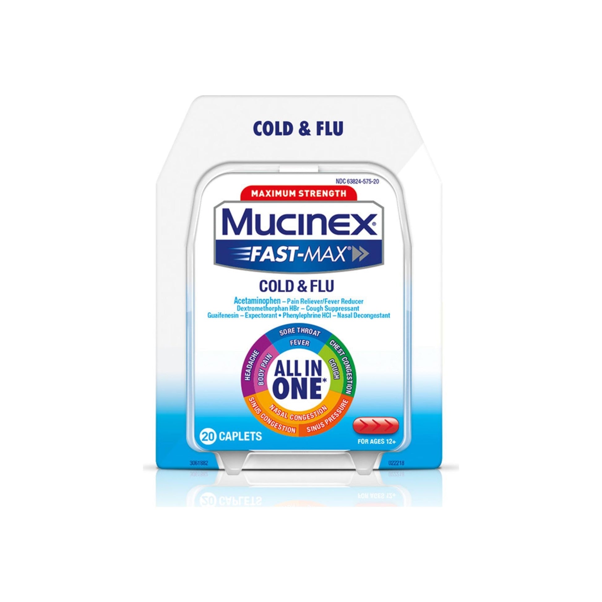 Mucinex Fast-Max Severe Congestion & Cold Caplets