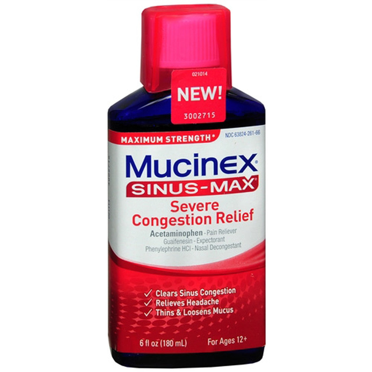 Mucinex Sinus Max Maximum Strength Severe Congestion Relief Liquid - 6 Oz