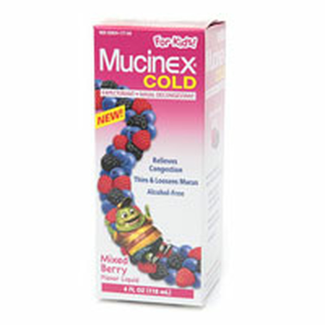 Mucinex Children'S Liquid - Stuffy Nose & Cold Mixed Berry 4 Oz.