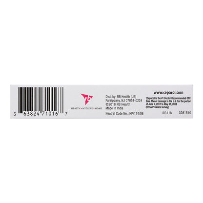 Cepacol Extra Strength Sore Throat Relief Cherry Lozenges - 16 Ea