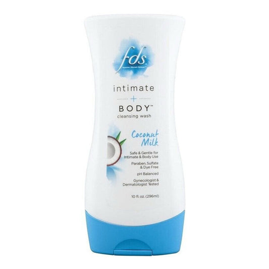 Fds Intimate + Body Cleansing Wash, Coconut Milk - Bottle, 10 Ounce