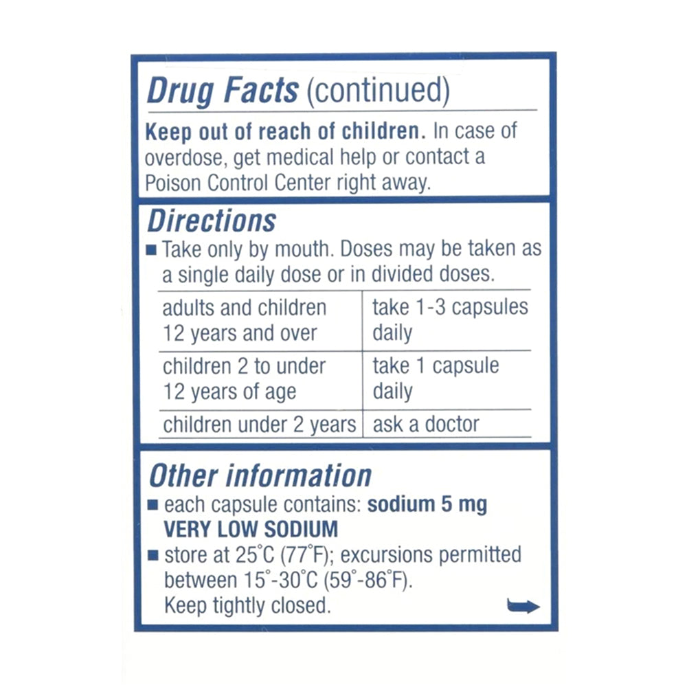 Colace Stool Softner 100Mg Laxative Capsules - 60 Ea