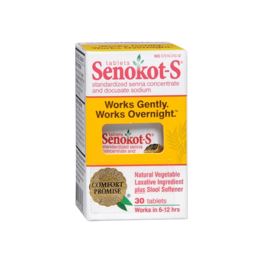 Senokot-S Tablets 30 Ea