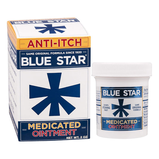 Blue Star Anti-Itch Medicated Ointment, 2 Oz