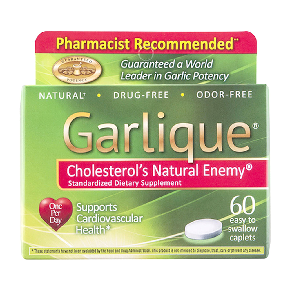 Garlique Cholesterol'S Natural Enemy Standardized Dietary Supplement - 60 Caplets