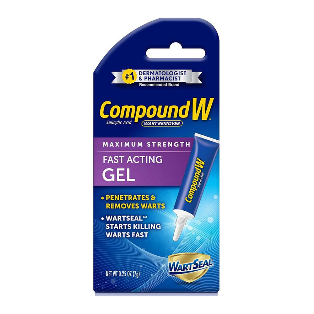 Compound W Fast Acting Wart Remover Gel, Maximum Strength - 0.25 Oz