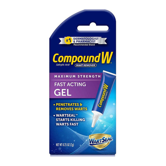 Compound W Fast Acting Wart Remover Gel, Maximum Strength - 0.25 Oz