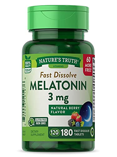 Natures Truth Melatonin 3Mg Berry, 180 Ea