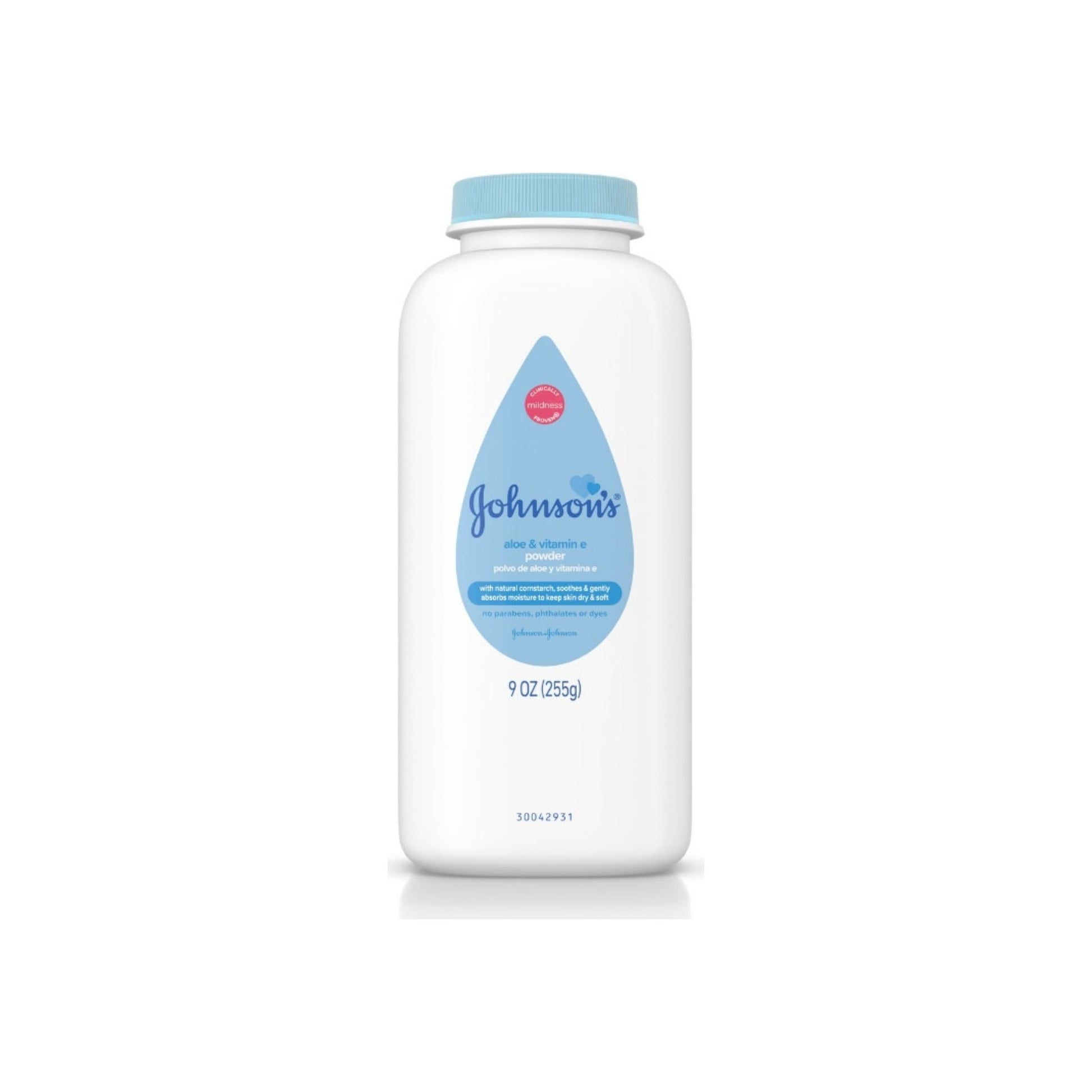 Johnson'S Baby Powder, Pure Cornstarch With Soothing Aloe & Vitamin E 9 Oz