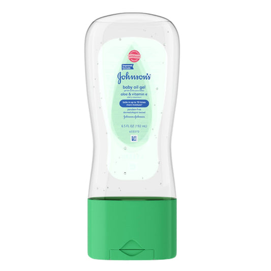 Johnson'S Aloe Vera & Vitamin E Baby Oil Gel 6.50 Oz